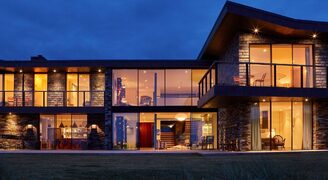 coastal home with oversized glazing