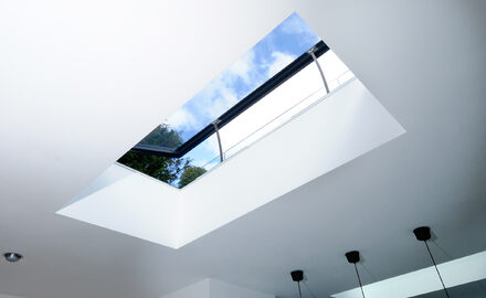 Automated venting rooflight from IQ Glass