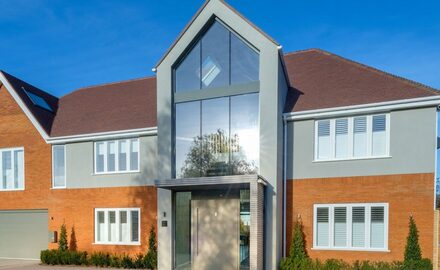 Tower Avenue - frameless structural glazing and gable end windows